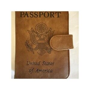 Passport Holder with Apple Air Tag Holder New
